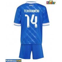 Real Madrid Aurelien Tchouameni #14 3rd trikot Kinder 2025-26 Kurzarm (+ Kurze Hosen)